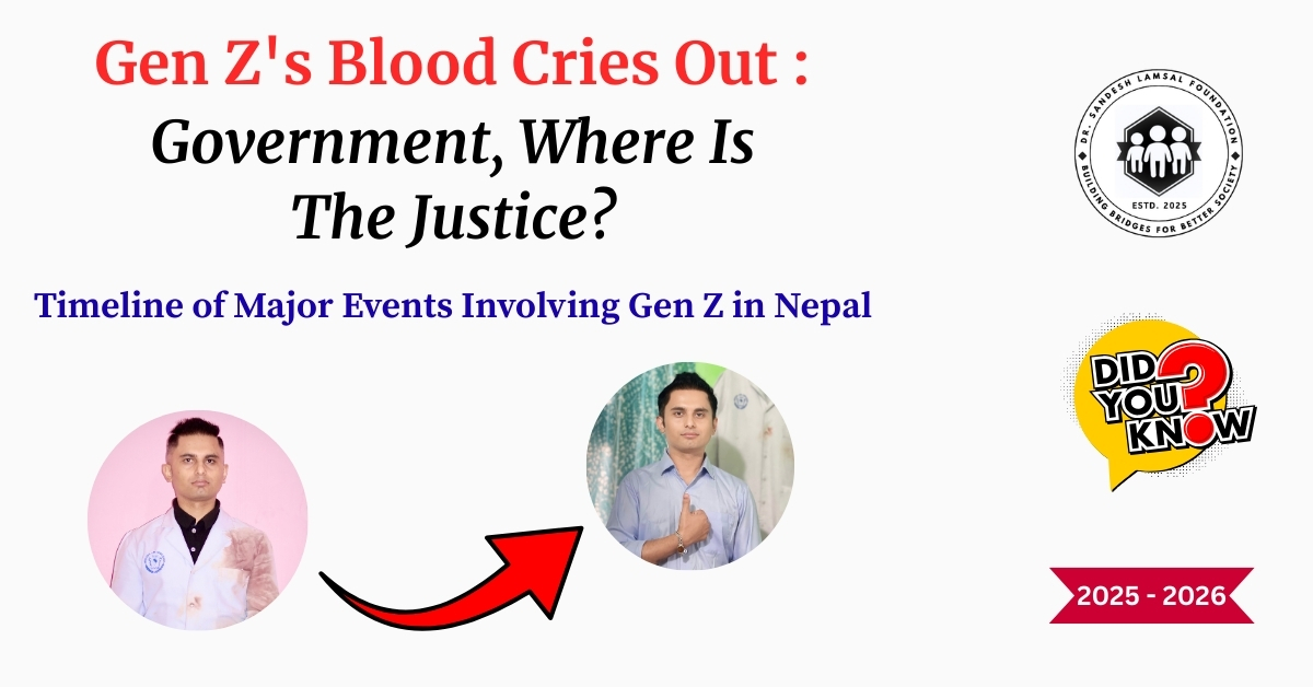 Support Nepal’s Gen Z Protest Heroes — Heal Lives, Restore Futures | DSLF Nepal